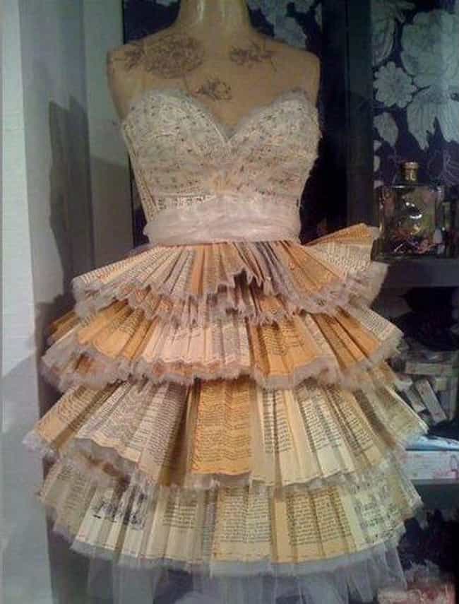 Prom Dress Made of Plastic